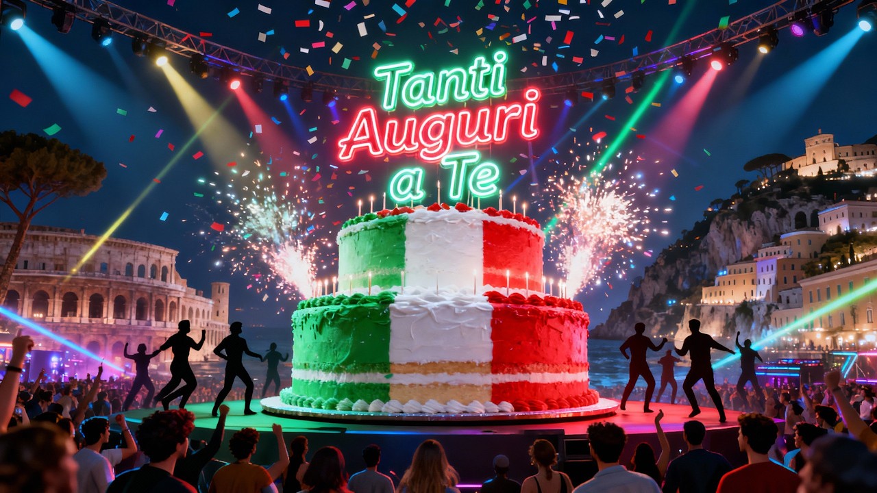 🎵 Tanti Auguri a Te / Happy Birthday (Italian Pop Festival Version)