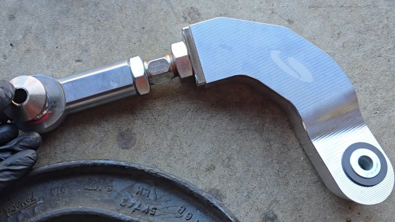 How to install the adjustable camber arms made by Steeda. 