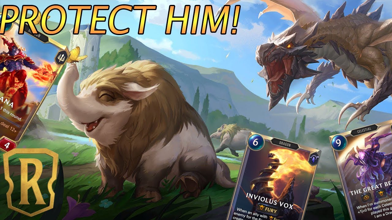 NEW CARDS SPOILED PROTECT DRAGON CHOW | Legends Of Runeterra |  Empires Of The Ascended