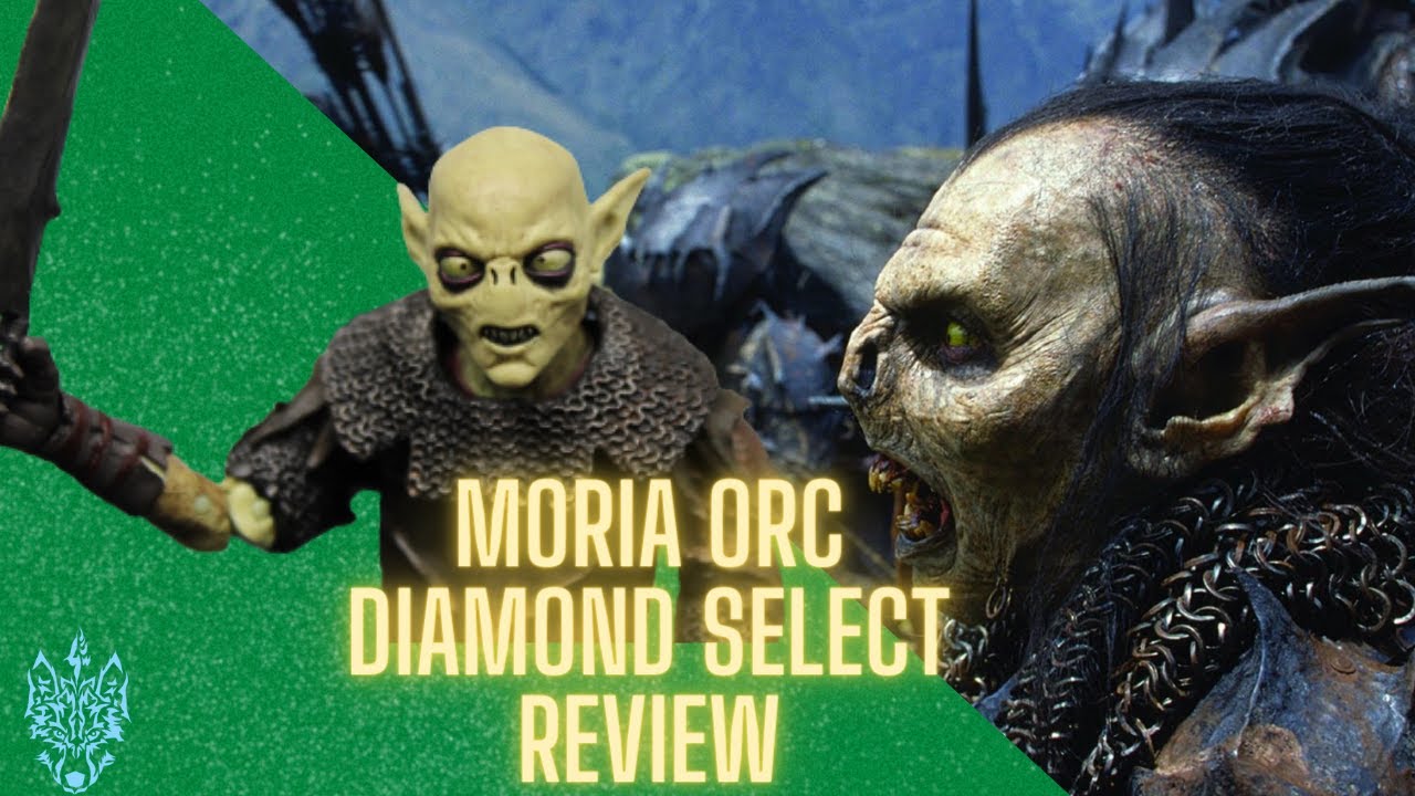 MORIA ORC THE LORD OF THE RINGS DIAMOND SELECT TOYS REVIEW RECENSIONE ACTION FIGURE UNBOXING