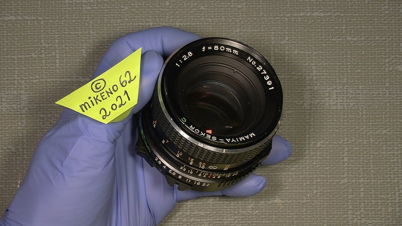 Working with Mamiya-Sekor C 1:2.8 f=80mm  Sticky aperture blades and Stiff focus ring PART 1