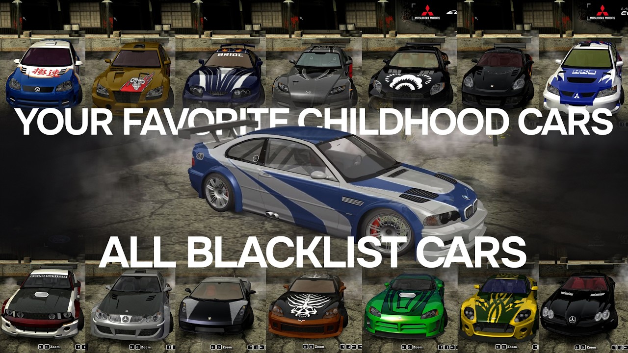 All Blacklist Cars - All the cars you wanted as a child.