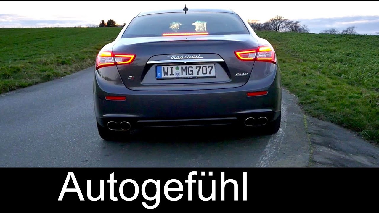 Sound & Driving Maserati Ghibli SQ4 exhaust 3.0 l V6 410 hp enjoy! - Autogefühl