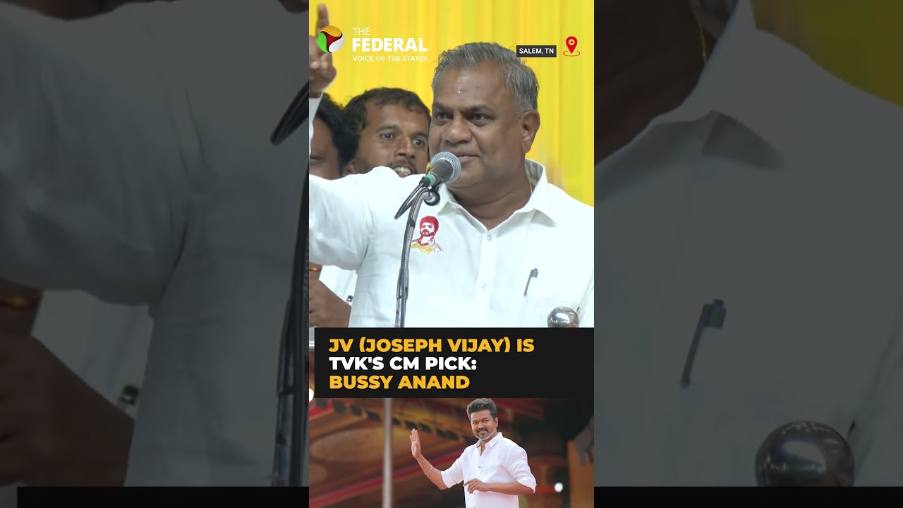 Bussy Anand calls Vijay as JV during his speech