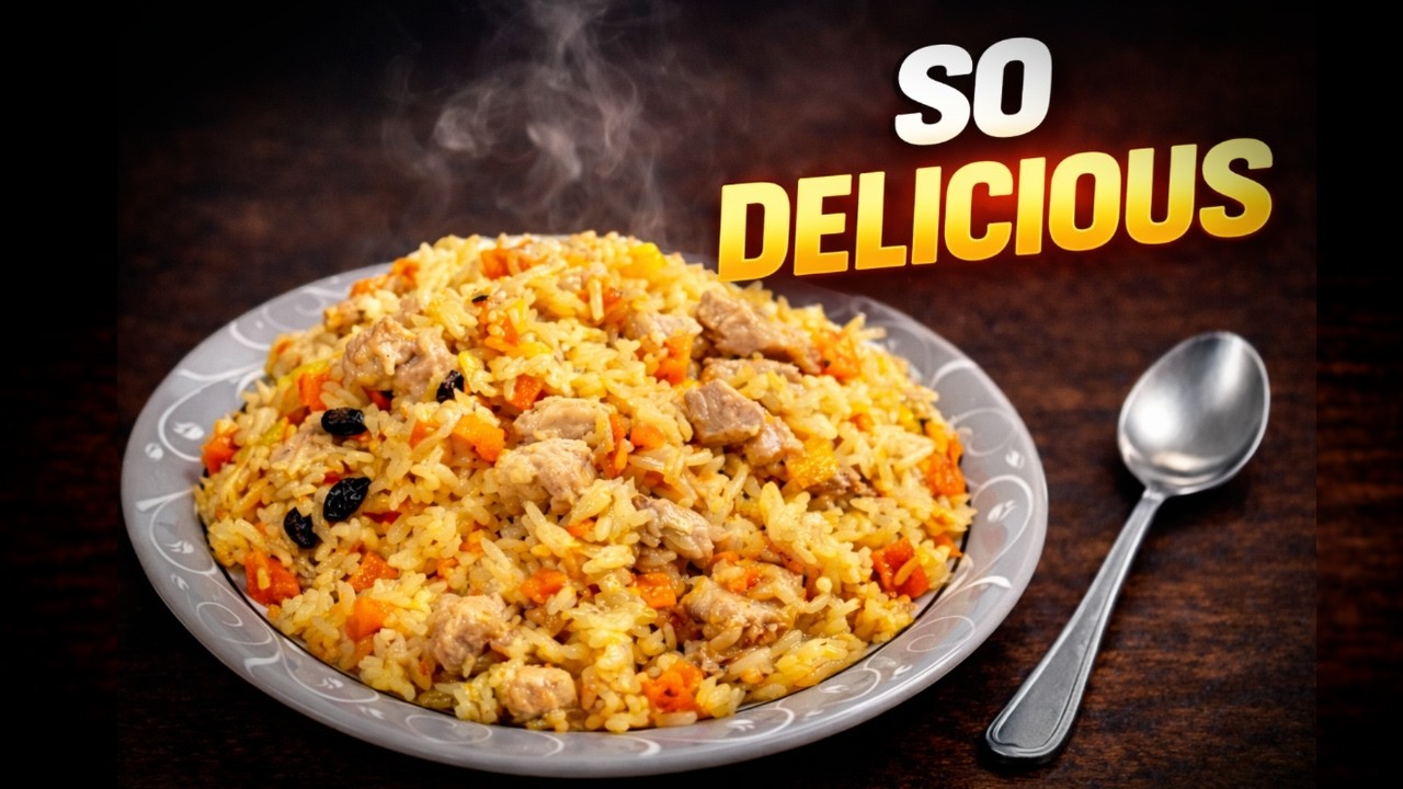 ❗️This rice pilaf with chicken recipe is so delicious! We make it over and over again!| Cozy Cooking
