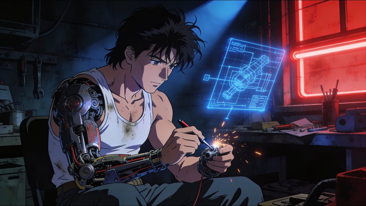 🦾 UPGRADING THE SOUL // Atmospheric Synthwave Mix [Focus & Work]