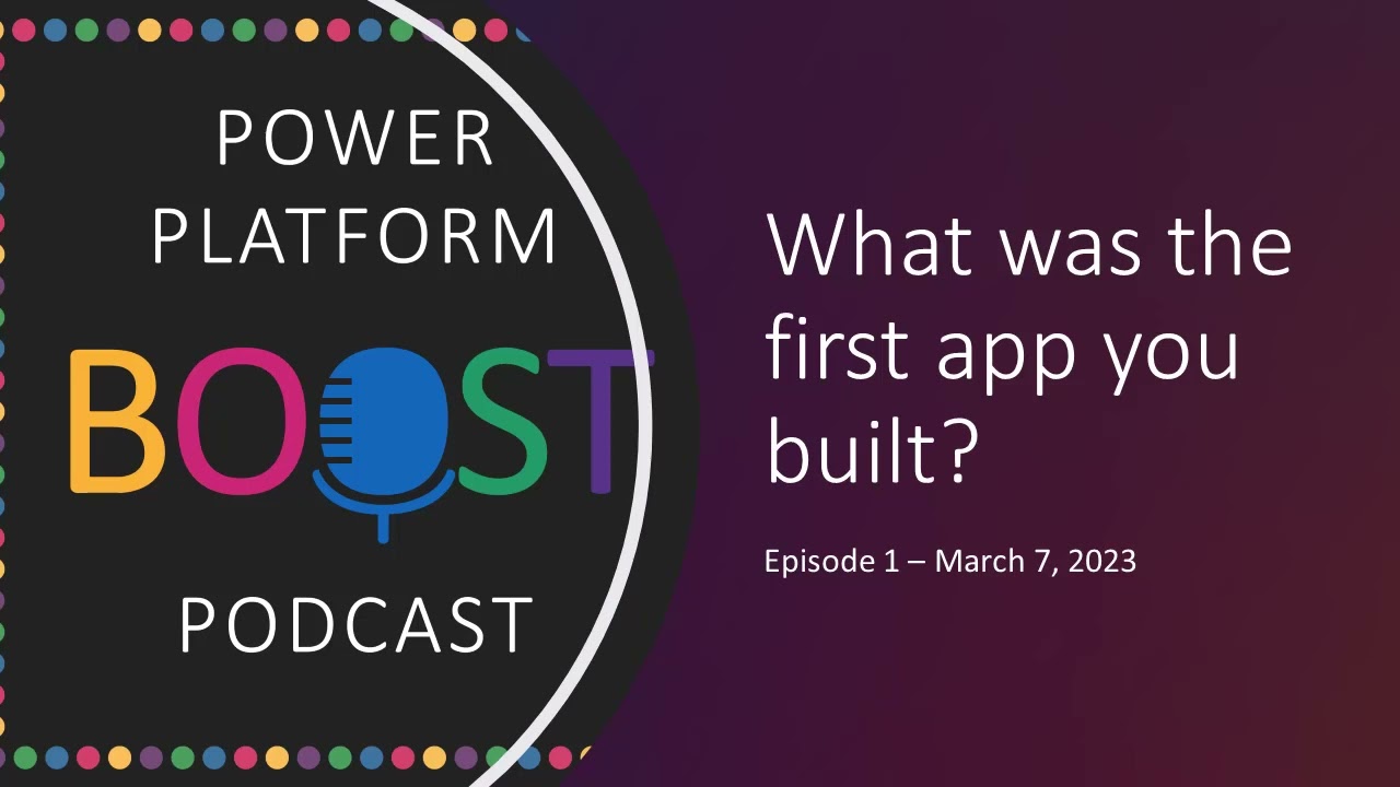 Episode 1: What was the first app you built?