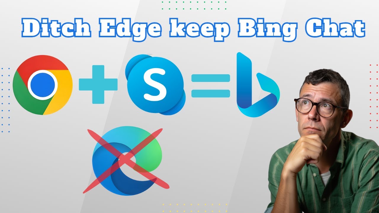 You can use Bing Chat via Skype with Google Chrome and other ways of accessing #bing without Edge