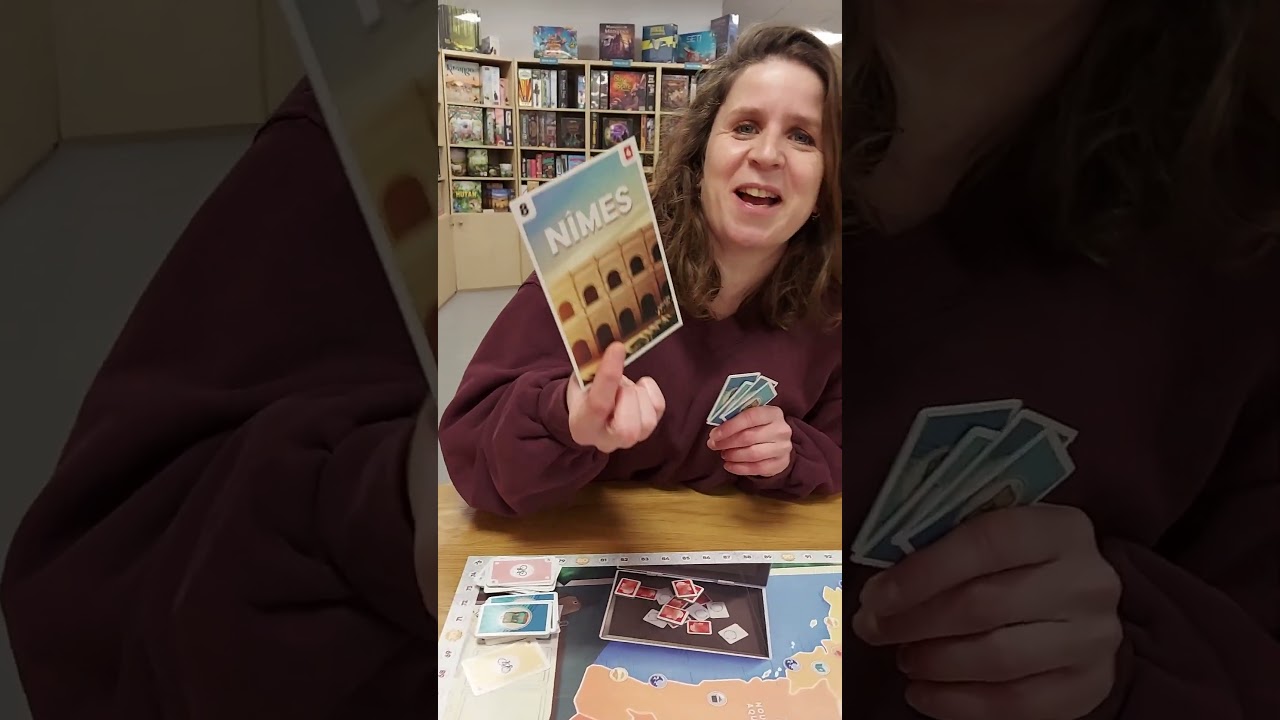 Reis door Frankrijk bij spellenwinkel de Betovering met het nieuwe spel Postcards!