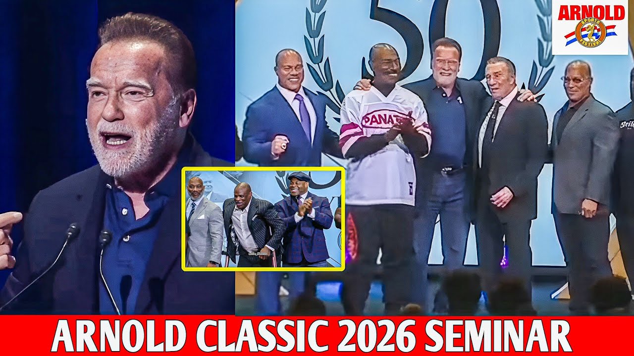 Арнольд Шварценеггер пригласил всех легенд бодибилдинга на сцену – Arnold Classic 2026