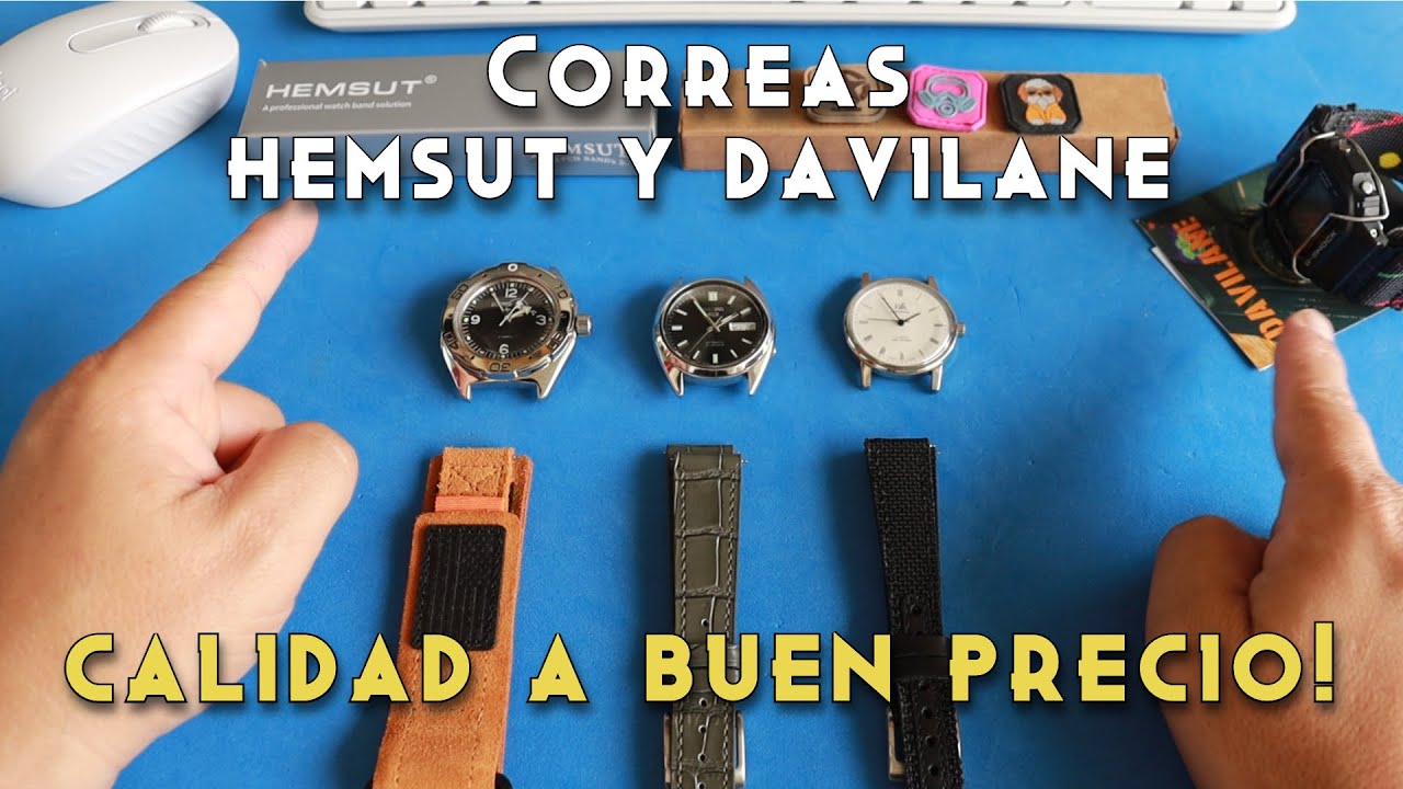 Probando las Correas HEMSUT y DAVILANE - ECONÓMICAS y de CALIDAD!