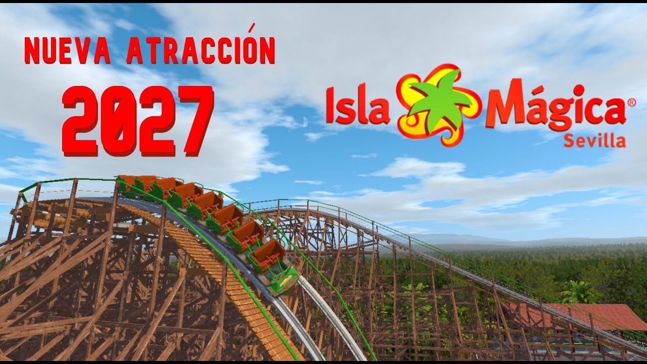 2027 | ISLA MÁGICA | NUEVA Montaña rusa 🎢  | POV | Recreación FVD ++ NoLimits 2 |