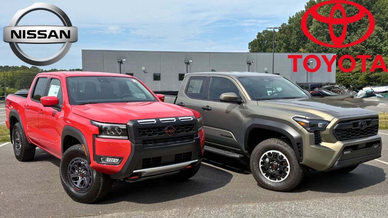 2026 Nissan Frontier VS Toyota Tacoma! Midsize Truck Battle!