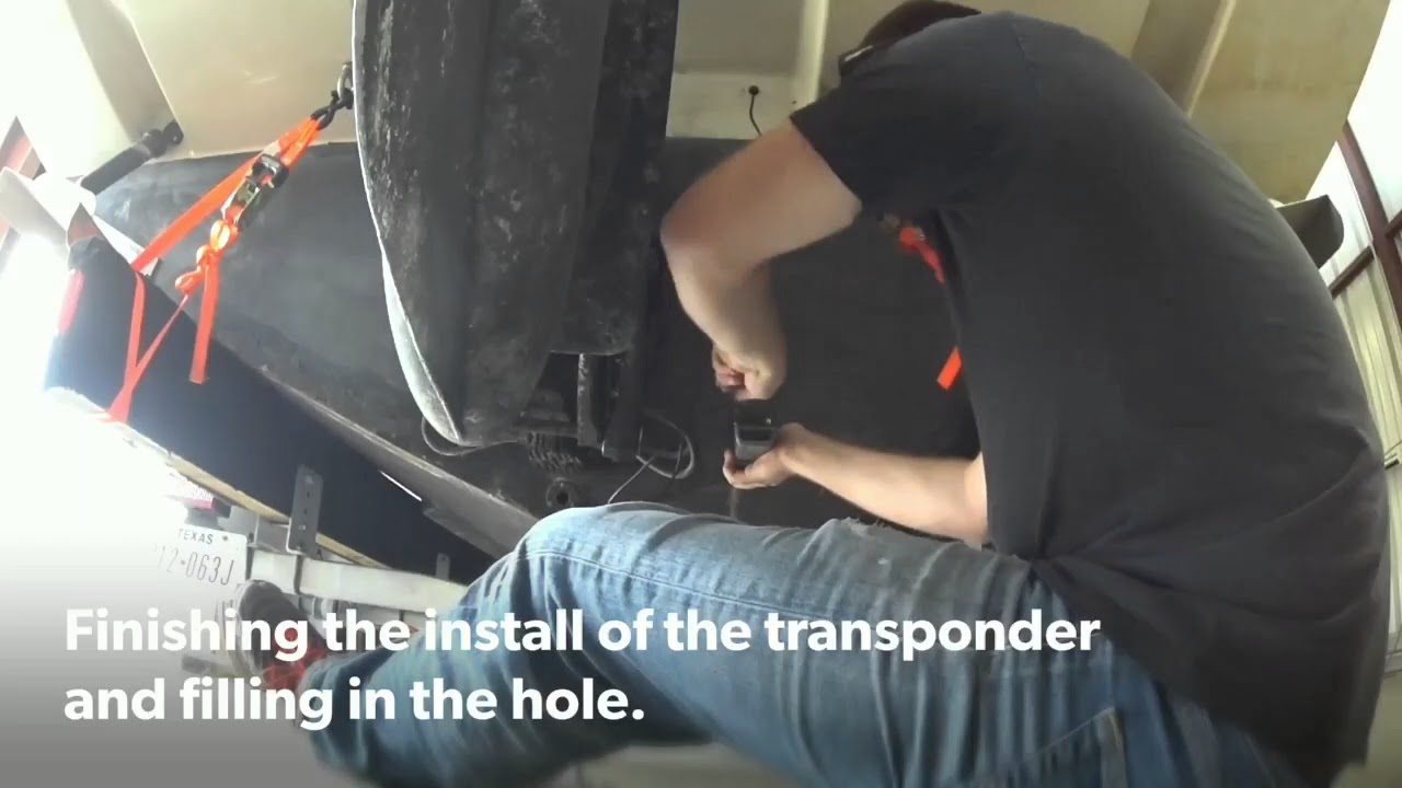 Winter Boat Projects Eps. 8 || Filling in the hole in the boat || Transponder Complete