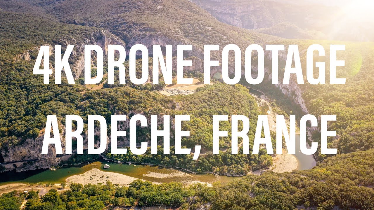 Stunning 4K Drone Footage of the Ardeche, France - Mavic 2 Pro