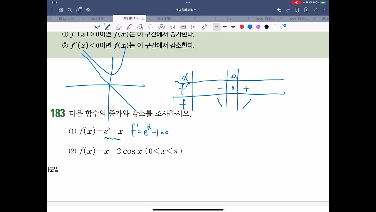 1/24 극대극소(짤림주의)