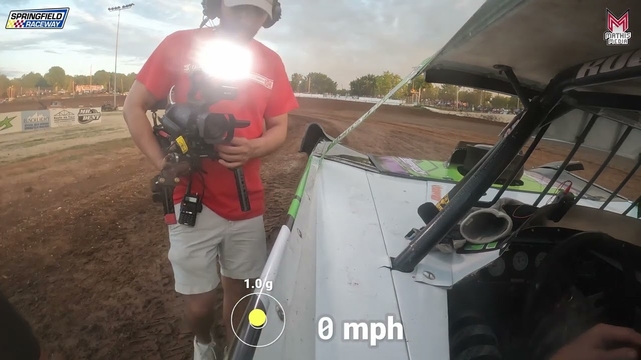 #1T Tyler Erb - Super Late Model - 6-25-2024 Springfield Raceway - In Car Camera