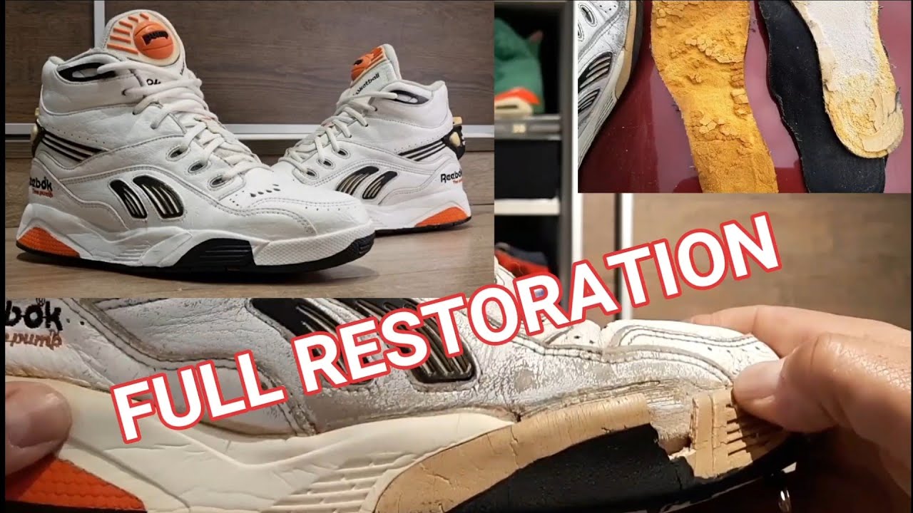 Restauración total sneakers zapatillas tenis Reebok Pump