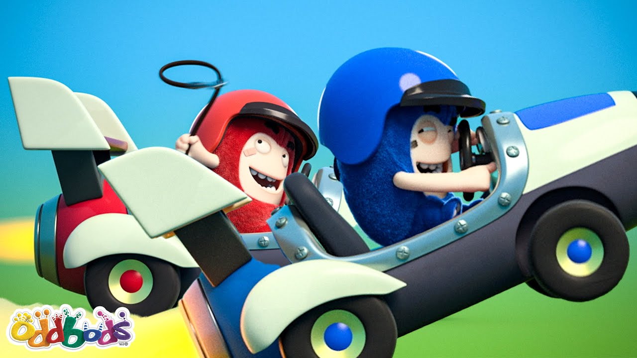 The Crazy Race Championship | Oddbods - Sports & Games Cartoons for Kids
