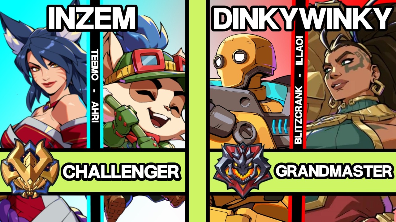 2XKO ▰ INZEM (Teemo-Ahri) vs DINKYWINKY (Blitzcrank-Illaoi) ▰ 2XKO Pro Replays