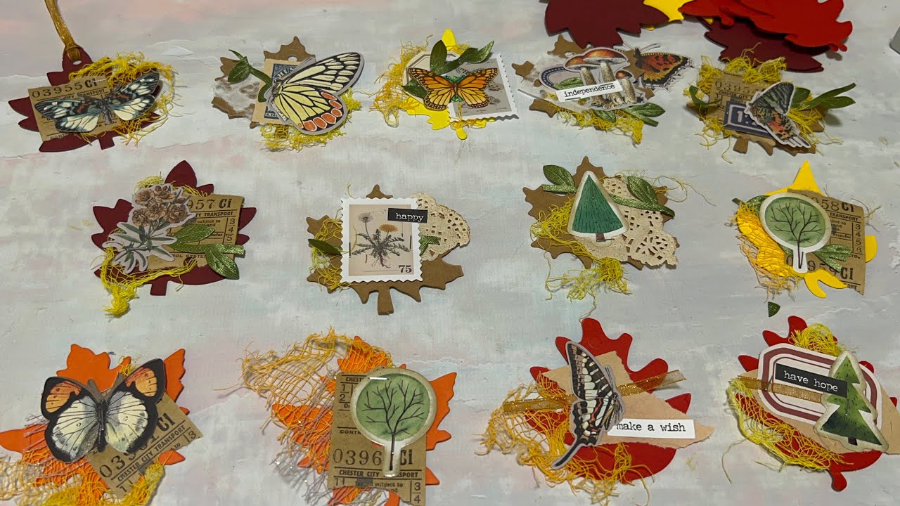My perfect formula for creating layered embellishments // easy junk journal ideas