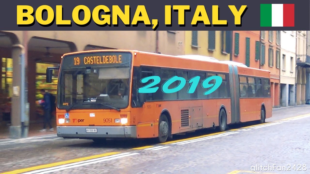 Buses in Bologna, Italy 2019