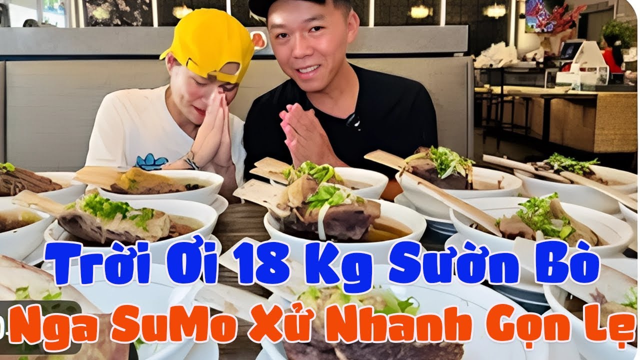 CHẤN ĐỘNG PHÁT CUỒNG KHI XEM NGA SUMO ĂN 18 KG SƯỜN BÒ KHÔNG NGỪNG NGHỈ QUÁ ĐỈNH...KHÁN GIẢ VỖ TAY