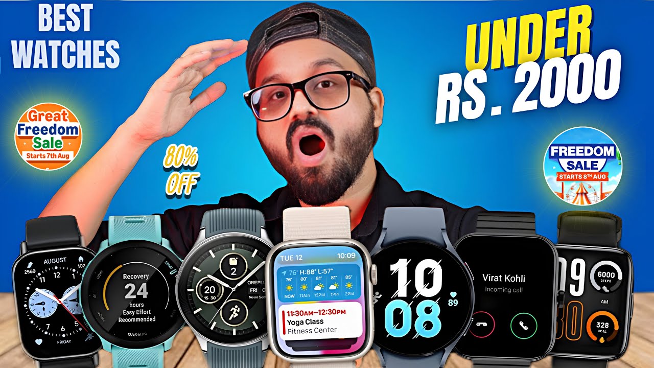 STOP buying Trash⚡️The Only 5 Best Smartwatch Under 2000 On Freedom Sale⚡️Best Smartwatch Under 1500