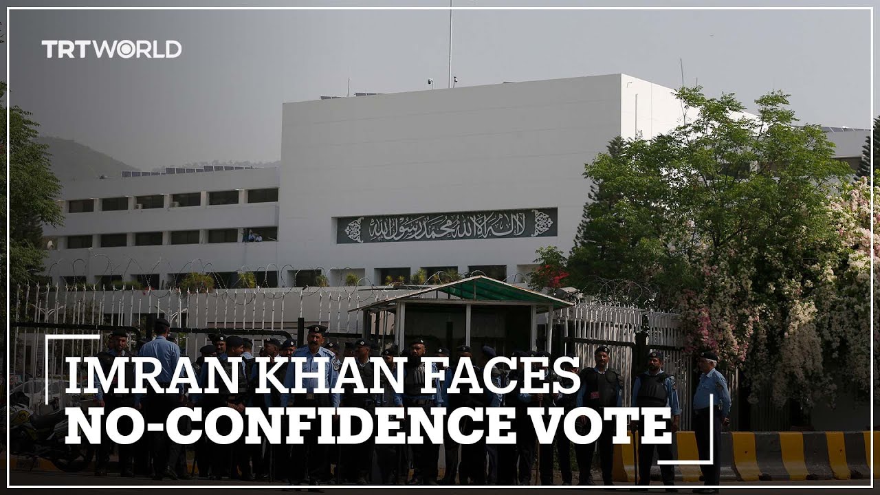 Pakistan's PM Imran Khan faces no-confidence vote in parliament
