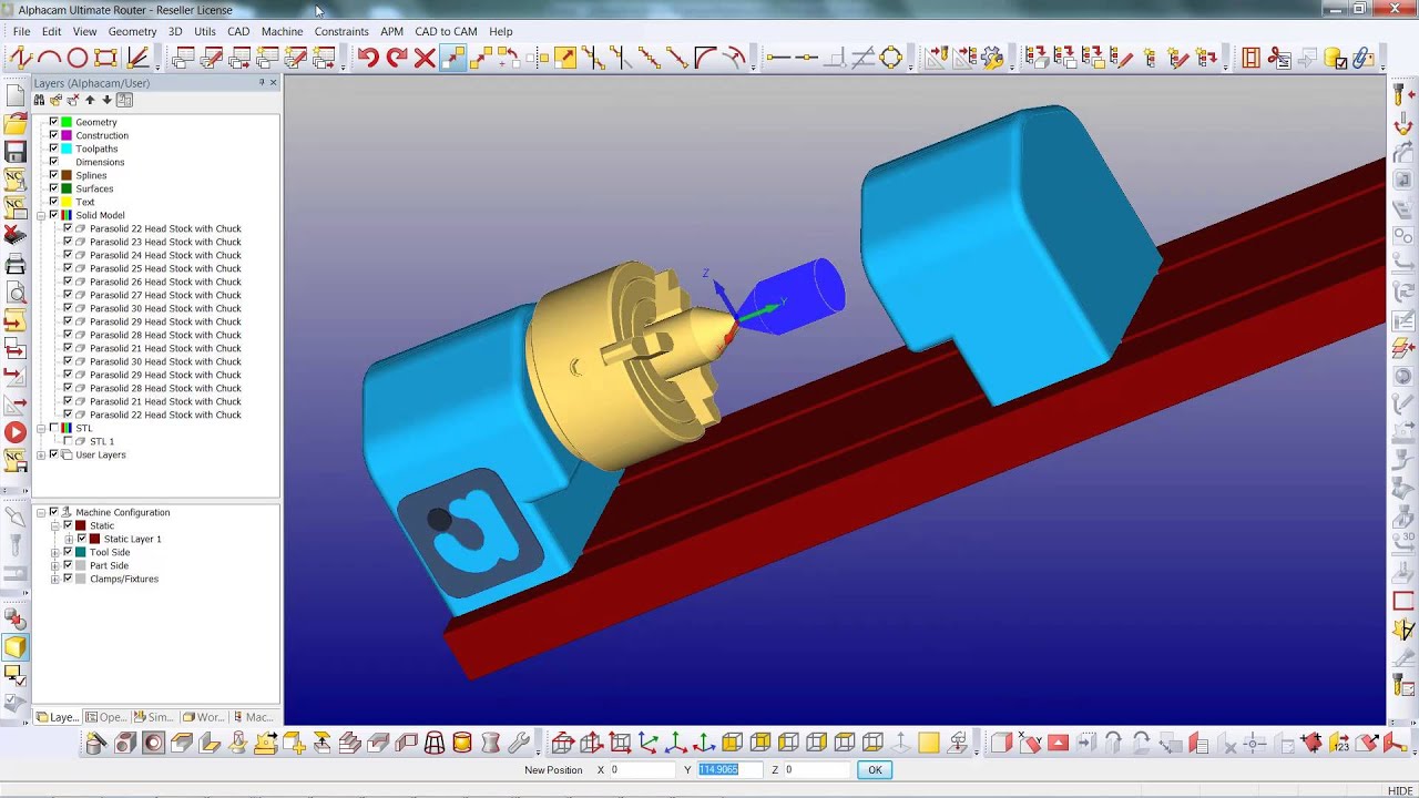 2013 R2   Create Machine Model   Rotary Y Axis Assembly