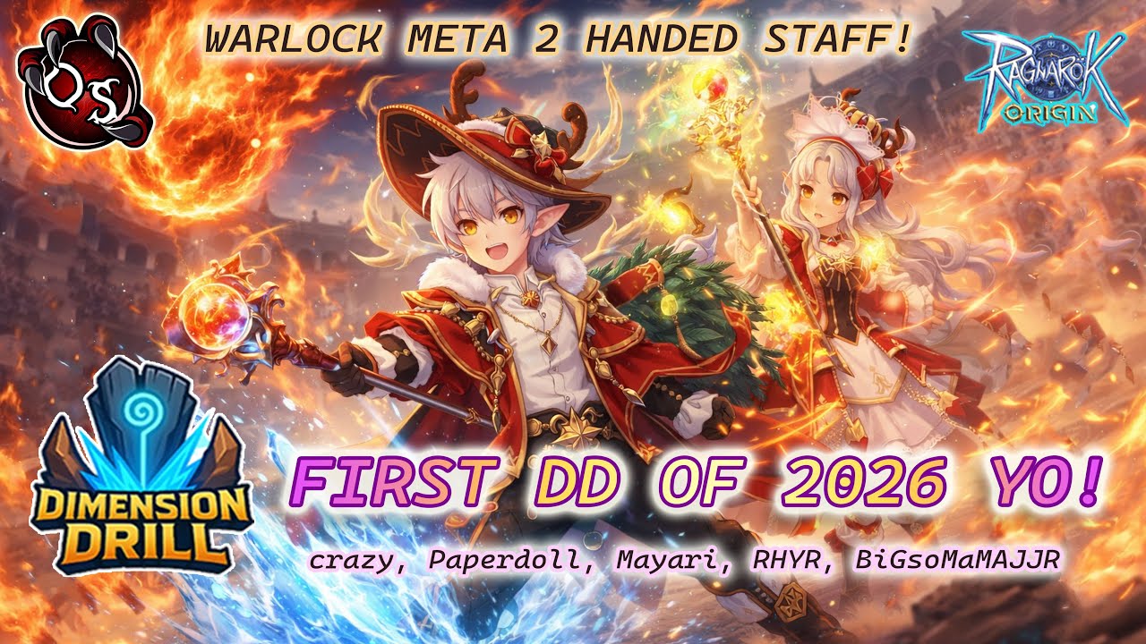 FIRST DIMENSION DRILL OF 2026! WARLOCK 2 HAND META! CRAZY - RAGNAROK ORIGIN GLOBAL