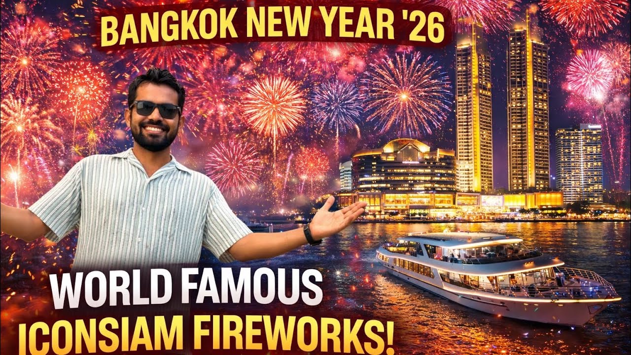 ICONSIAM New Year Fireworks 2026 | Bangkok’s World Famous Celebration 🇹🇭