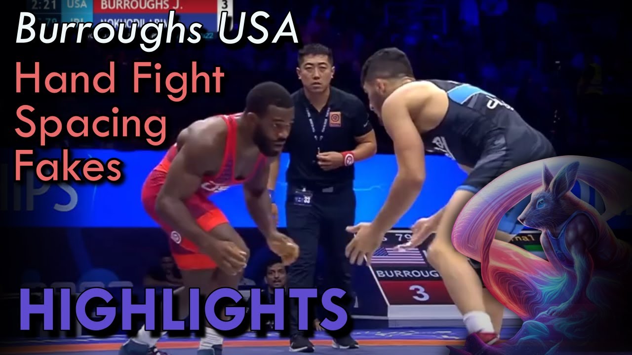 Hand Fight, Spacing, and Fakes - Jordan Burroughs Compilation