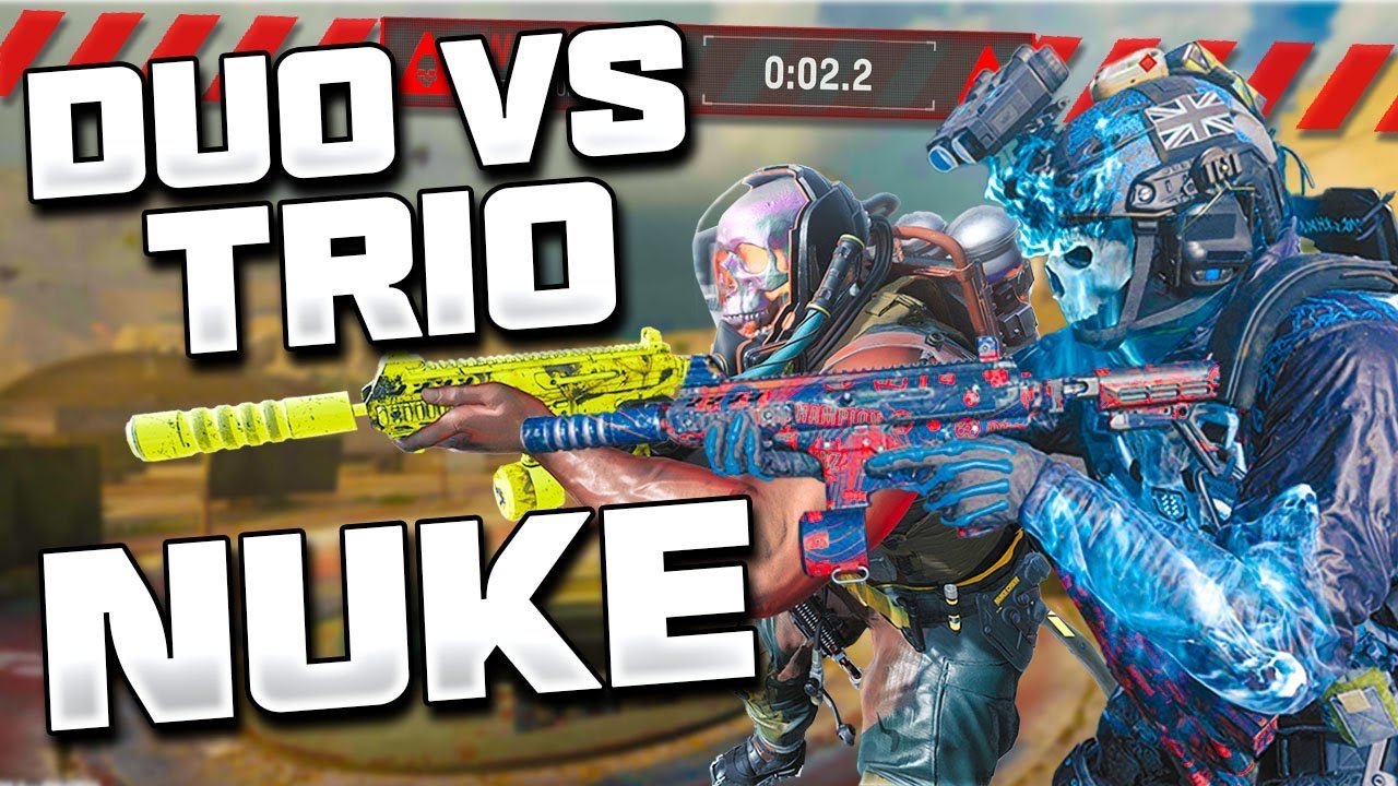 *WORLDS FIRST* DUO VS TRIO NUKE IN WARZONE 3!