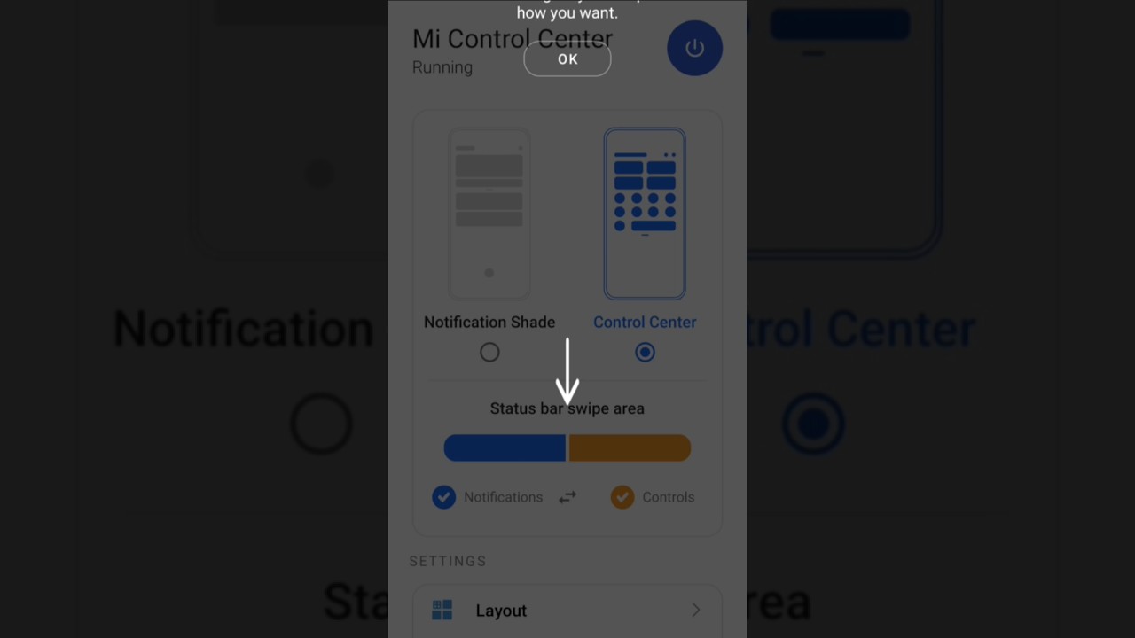 Mi control center install করুন🙄 #shortvideo #tech