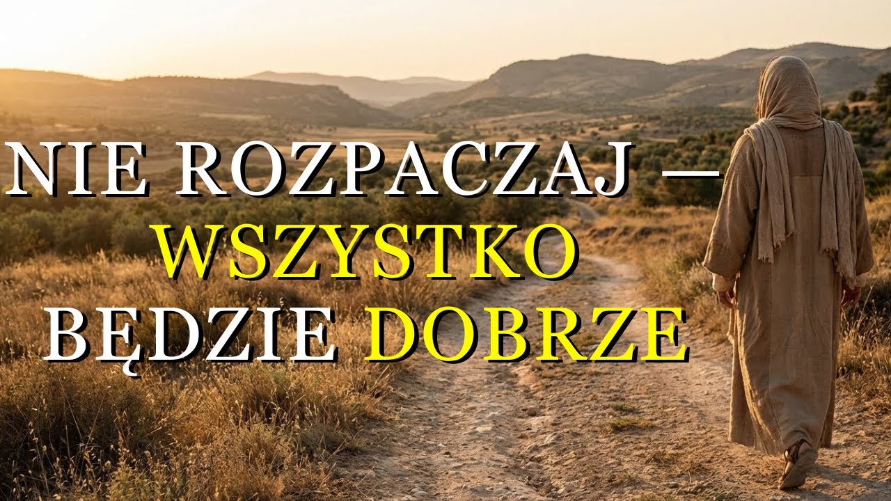 BÓG MÓWI DO CIEBIE DZISIAJ: NIE ROZPACZAJ, WSZYSTKO BĘDZIE DOBRZE