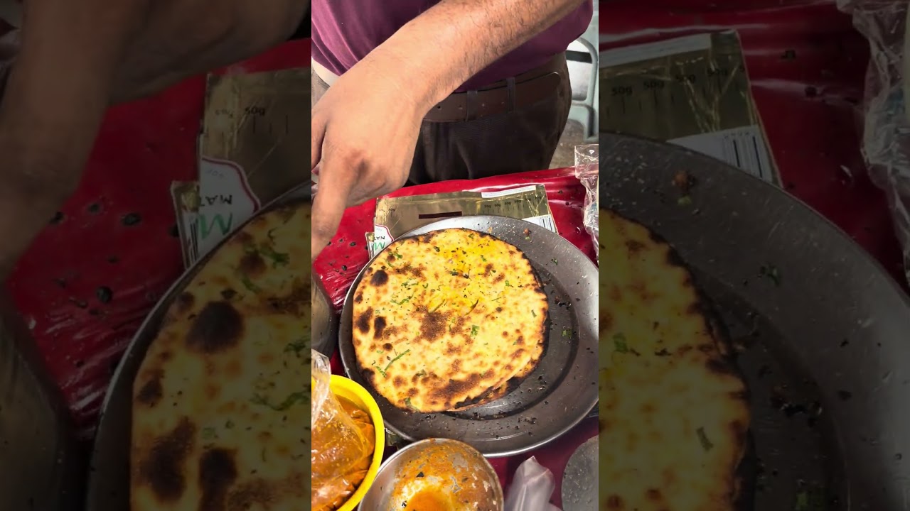 बंता सिंह के स्पेशल चूर चूर नान थली ₹100। #churchurnaan #foryou #trending #ytshorts #lunch #viral