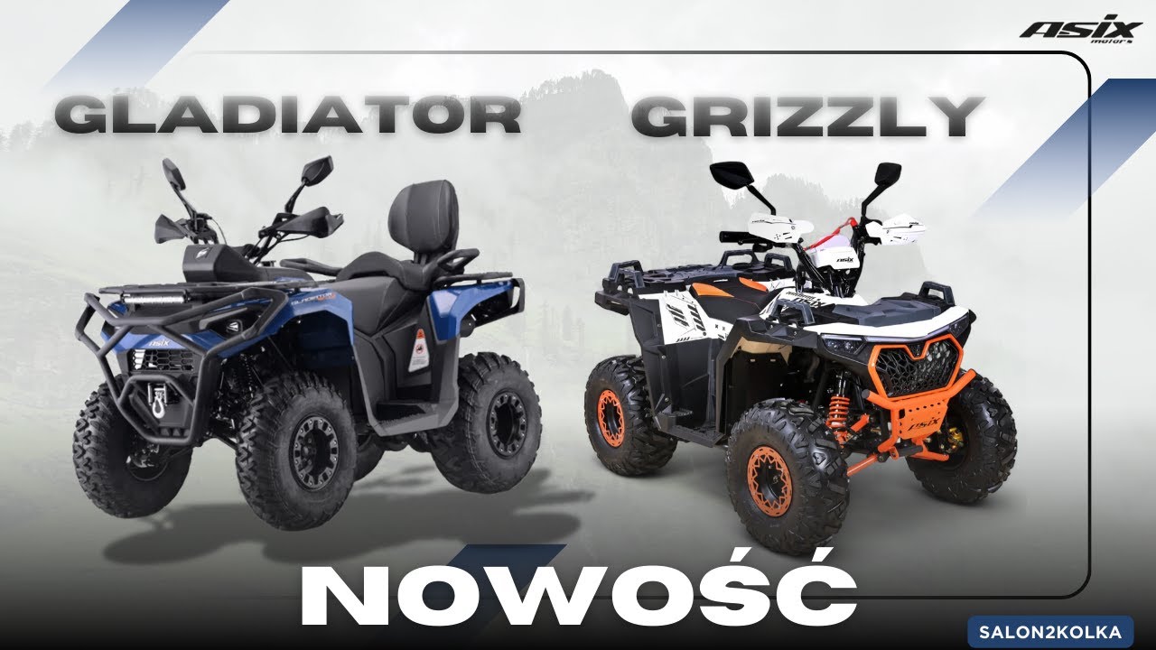 NOWOŚĆ: GLADIATOR 200CC oraz GRIZZLY 125CC OD ASIX! #new #salon2kolka