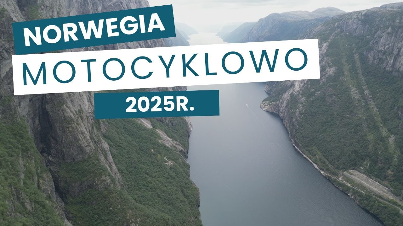 Norwegia motocyklowo 2025r. - cz.2 (Kjerag, Lysebotn, Stavanger)
