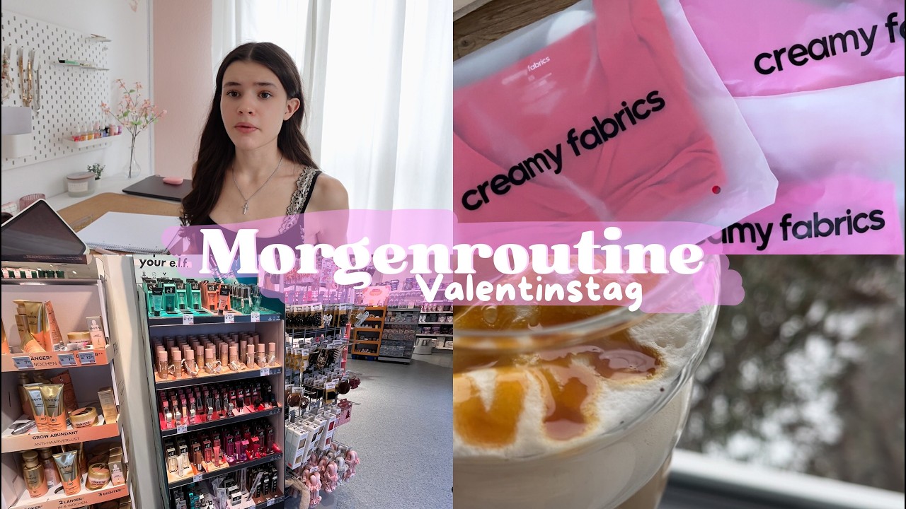 Morgenroutine am VALENTINSTAG | marie_the0ne