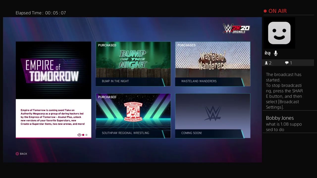 WWE 2k20 PATCH 1.08: ИСПРАВЛЕНЫ ВЫЛЕТЫ ИГРЫ?!?!? Посмотрим