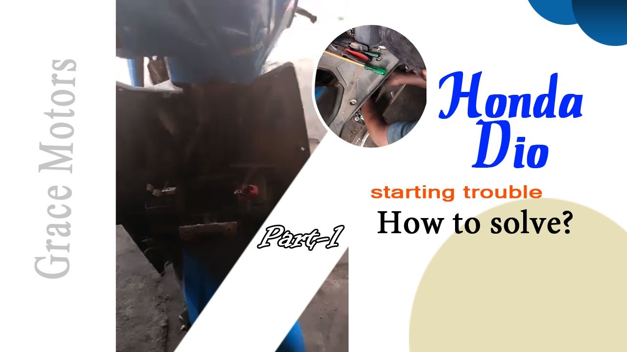 Honda Dio starting trouble ll  #automobile 