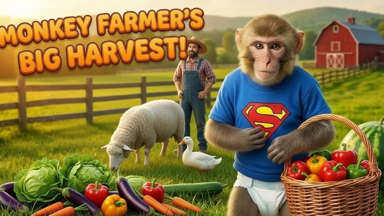 What secrets are hidden on the monkey’s farm? 🌾🐒