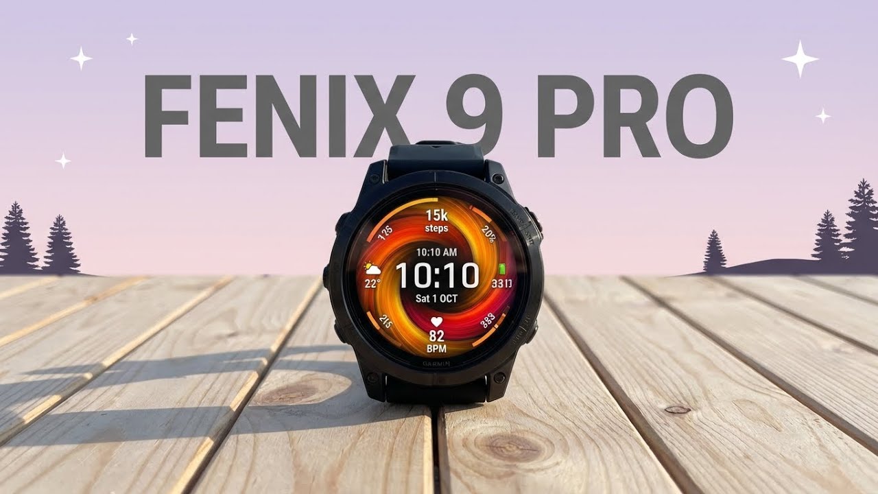 Garmin Fenix 9 Pro Leaks: AMOLED Solar, 40-Day Battery & Release Date! 🚨