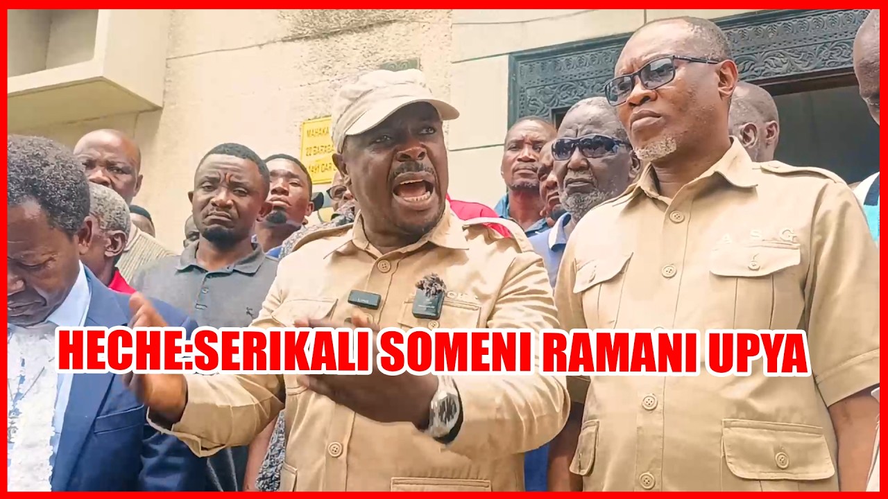 HECHE ”DEREVA MZURI AKIPOTEA HUPUNGUZA MWENDO,SERIKALI MMEPOTEA RUDINI STENDI MSOME RAMANI UPYA”
