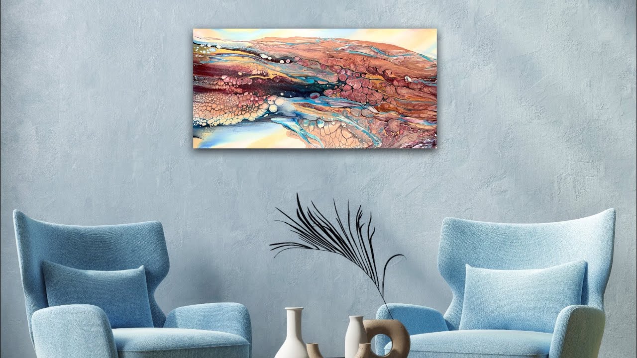 #160 A New Fluid Acrylic Technique Using Colourarte Pigments to Create Unique Possibilities!