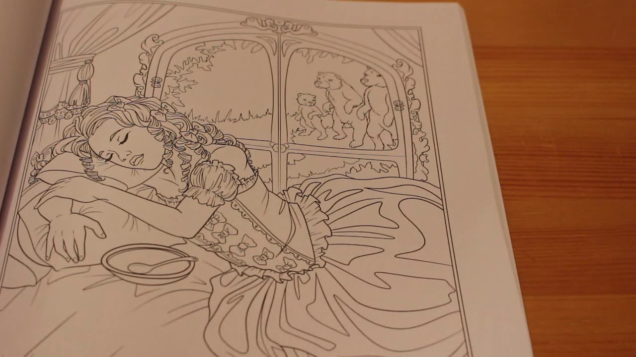 Fairy Tales, Princesses, and Fables Coloring Book by Selina Fenech   Flip Through