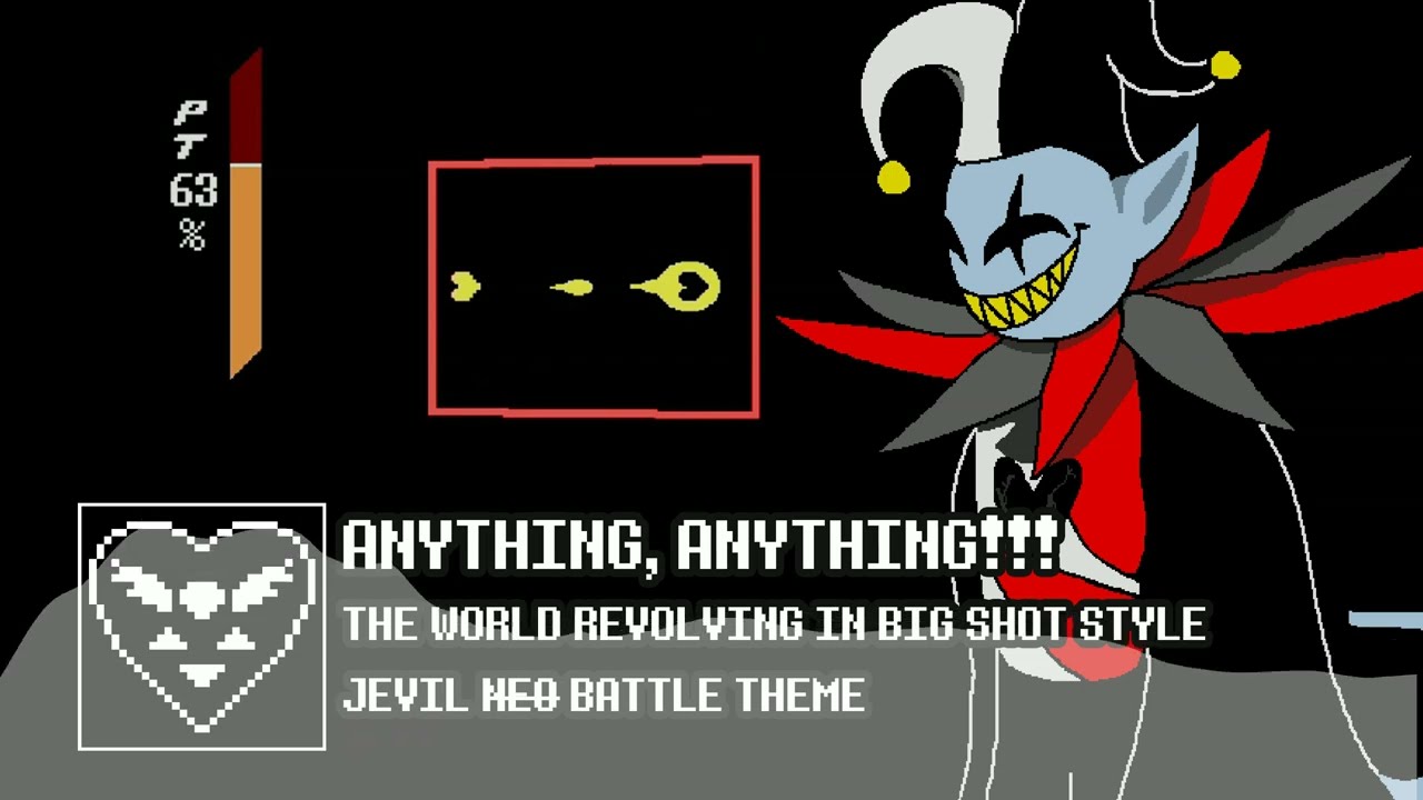 ANYTHING, ANYTHING!!! | DELTARUNE | BIG SHOT X THE WORLD REVOLVING (REMIX) | JEVIL'S BIG SHOT