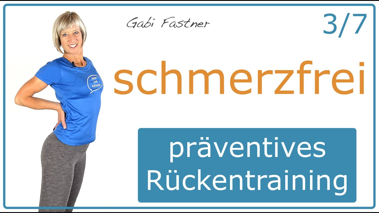 3/7💡24 min. Präventions-Gymnastik für den schmerzfreien Rücken | ohne Geräte