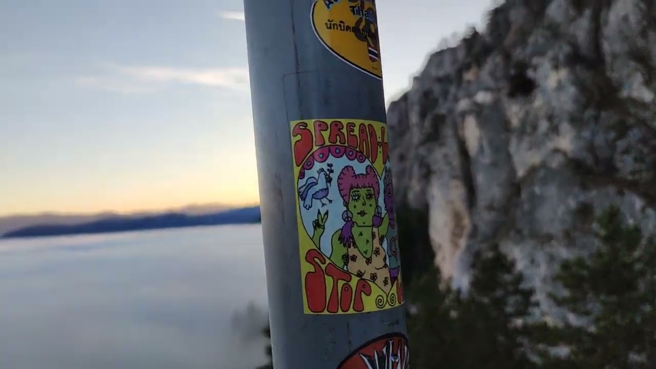 Top View Point Traveller Tipp Skywalk Hohe Wand Trip Nebel Sonne Berg Ausblick Fernsicht Wandern